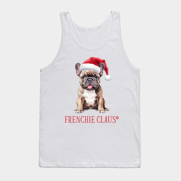 Christmas Frenchie Tank Top by MZeeDesigns